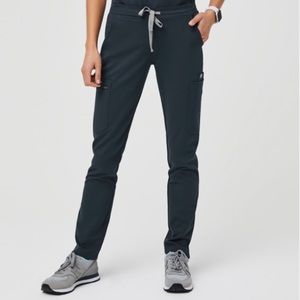 Figs Yola Skinny Scrub Pants - Dark Harbor - Petite XS
